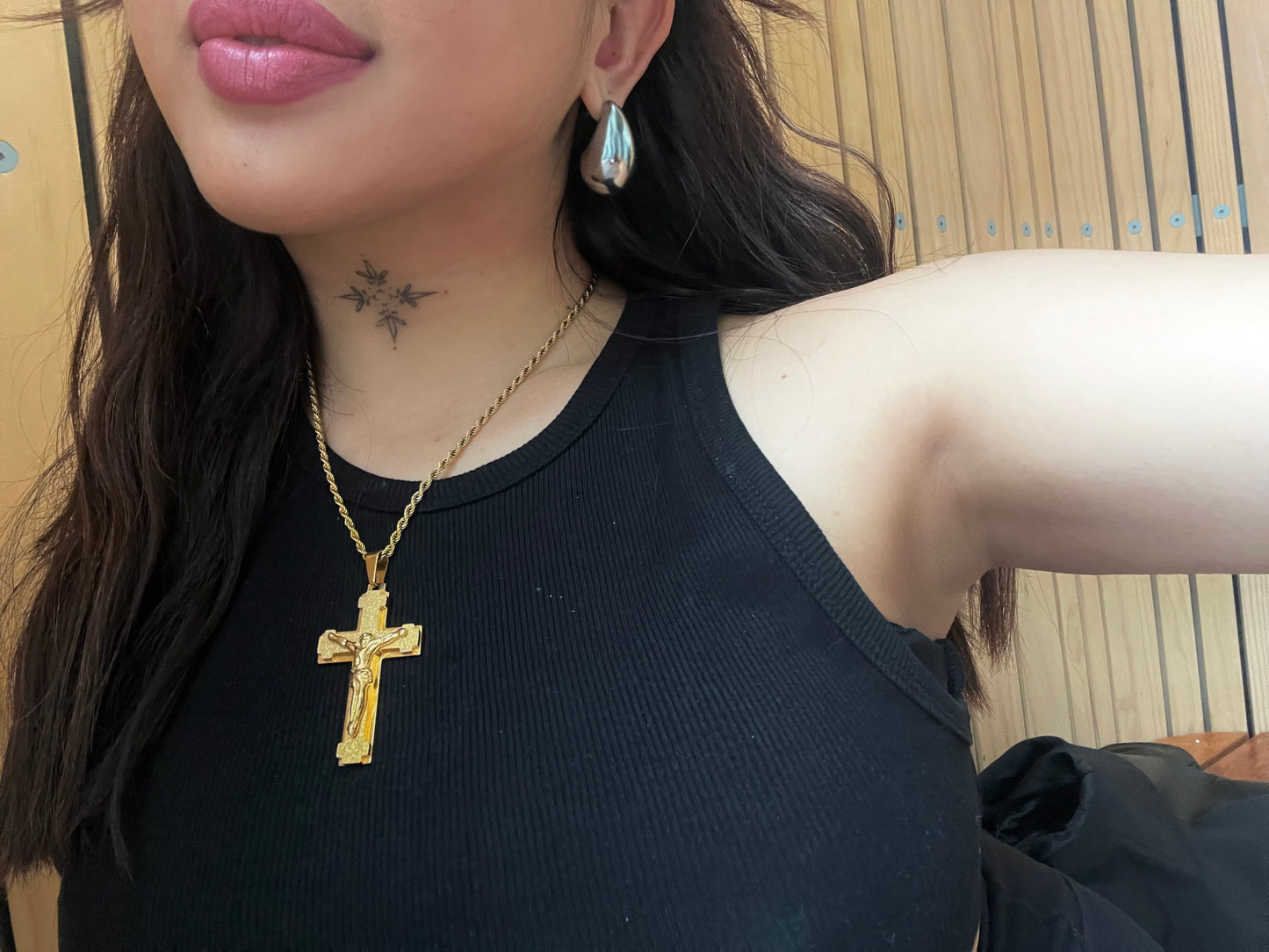 Vintage teardrop earrings - Silver ( medium )