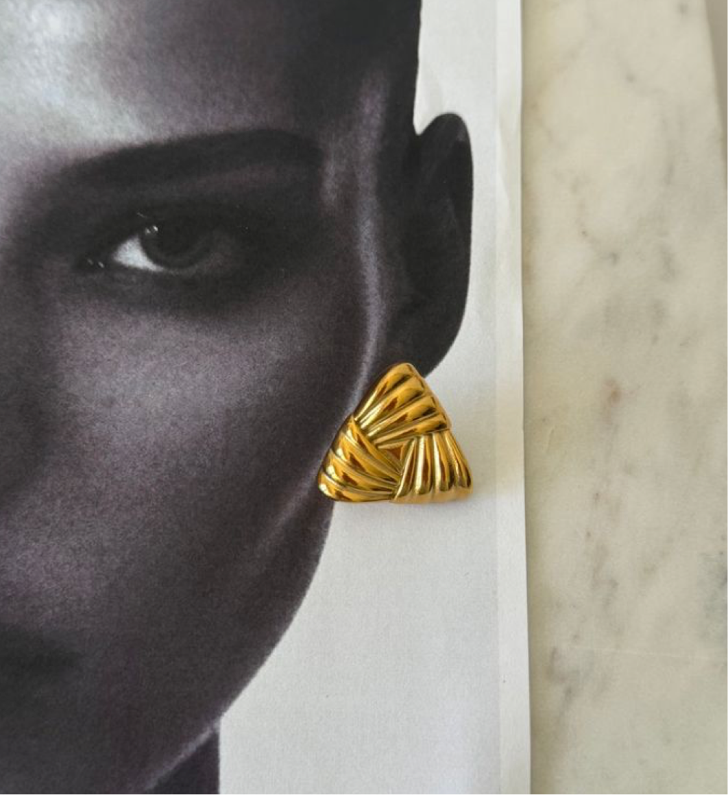 Darcy vintage earrings - Gold